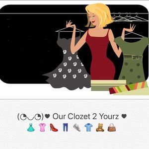 Welcome to our clozet. Take a look around 👀